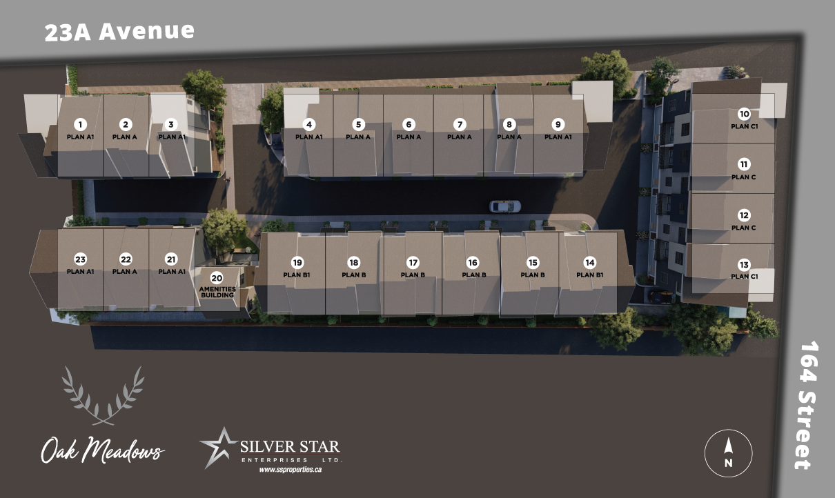 Oak Meadows Site Map